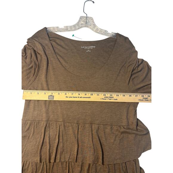 Soft Surroundings Tiered Maxi Dress XL Boho modest church wear - Picture 4 of 5